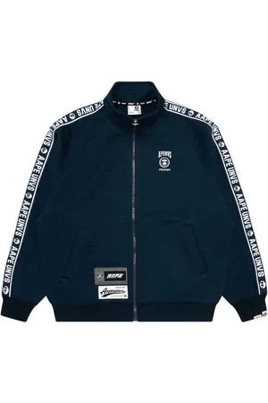 A Bathing Ape Logo zip-up sweatshirt