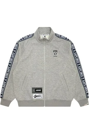 A Bathing Ape Zip-up logo sweatshirt