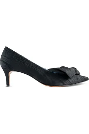 Blue Bird Bow-detailing leather pumps