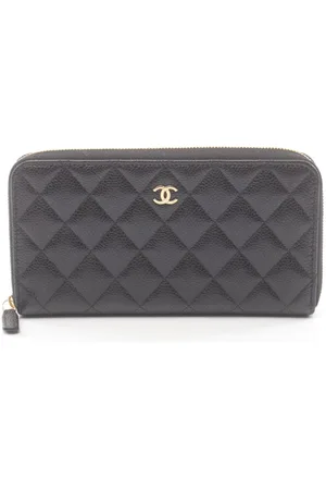 CHANEL 2020 matelasse long zipper wallet