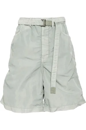 SACAI Belted twill short