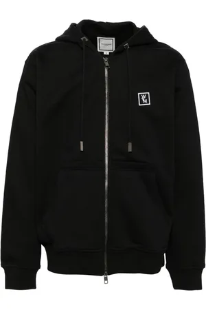 WOOYOUNGMI Logo-patch hooded jacket