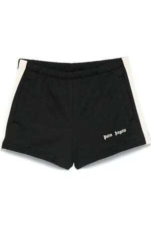 Palm Angels Embroidered-logo shorts