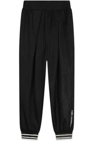 Karl Lagerfeld Ceremony logo-print trousers