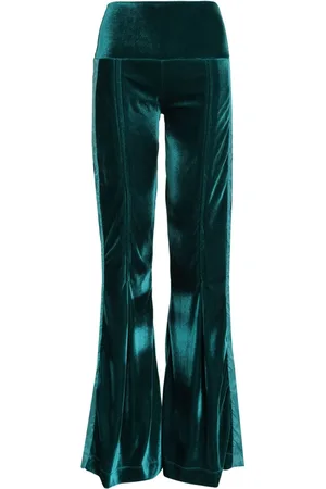 AMIR SLAMA Velvet flared trousers
