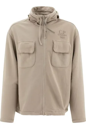 C.P. Company Logo-embroidered hoodie