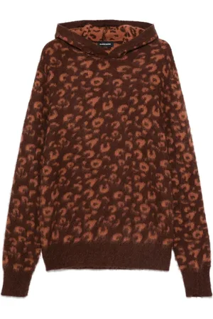 SALVATORE SANTORO Animal-jacquard hoodie