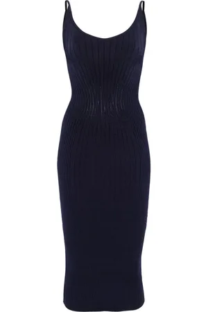MUGLER Knitted midi dress