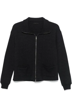 TRANSIT Patterned-jacquard zip-up cardigan
