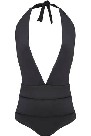 AMIR SLAMA Plunging V-neck swimsuit