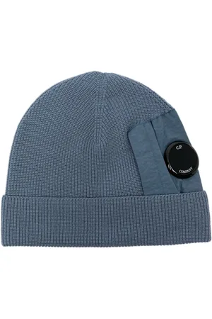 C.P. Company Lens-embellished beanie hat