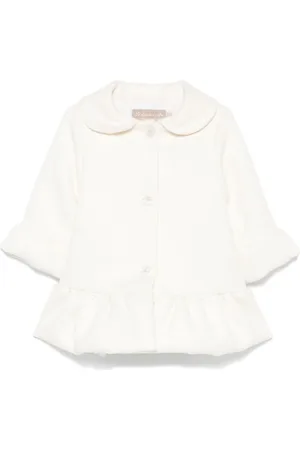 LA STUPENDERIA Peplum-hem coat