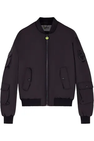BARROW Logo-appliqué bomber jacket