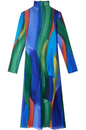 SUNNEI Pennellata midi dress