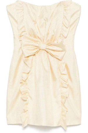 Alessandra Rich Polka-dot mini dress