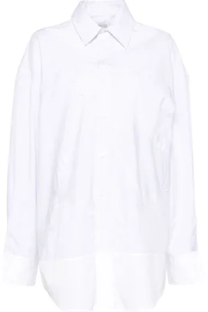 Feng Chen Wang Embroidered-logo shirt