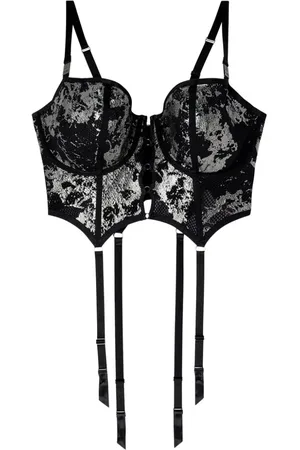 Diesel X Savage x Fenty foiled bustier