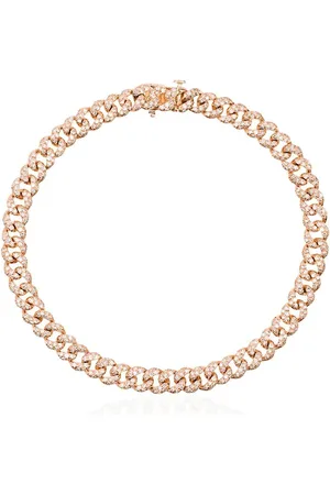 Shay 18kt rose gold diamond-embellished 7.5 inch bracelet