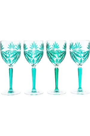 Les-Ottomans Stars crystal wine glasses set (set of four)