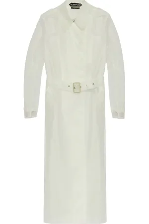 Tom Ford Transparent belted trench coat