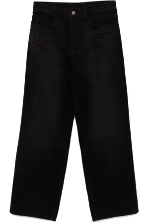 Solid Straight-leg jeans