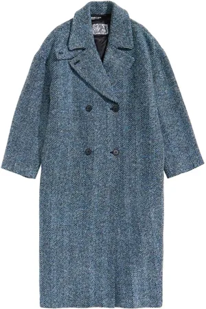 Bimba y Lola Houndstooth pattern coat