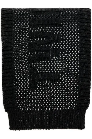 Twin-Set Logo-intarsia scarf