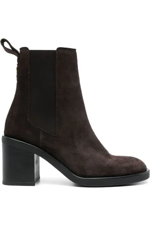 HUGO BOSS 75mm suede Chelsea boots