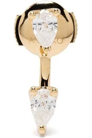 Anita 18kt gold diamond orbit earring