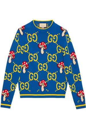 Gucci Double G crew-neck wool jumper