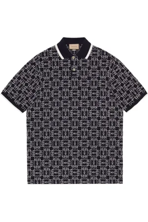 Gucci Horsebit-print polo shirt