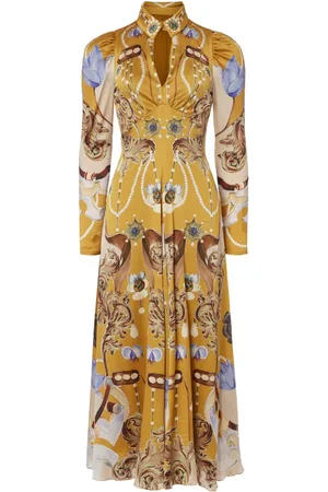 TEMPERLEY LONDON Graphic-print maxi dress