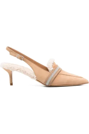 PESERICO SIGN 70mm slingback pumps