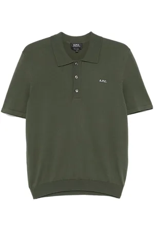 A.P.C. Logo-embroidered polo shirt