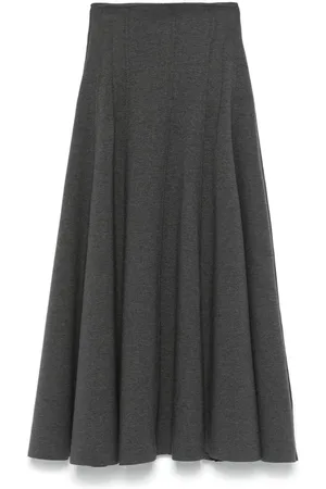 Norma Kamali Grace midi skirt