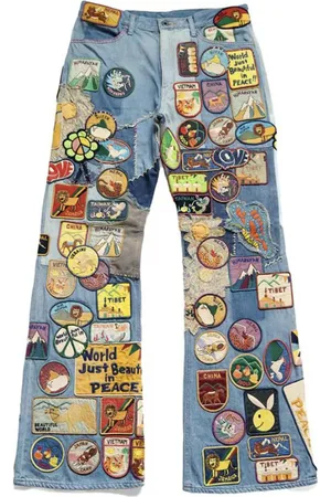 KAPITAL 5P RAT FLARE JEAN