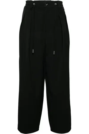 SONGZIO Cross fold curve trousers