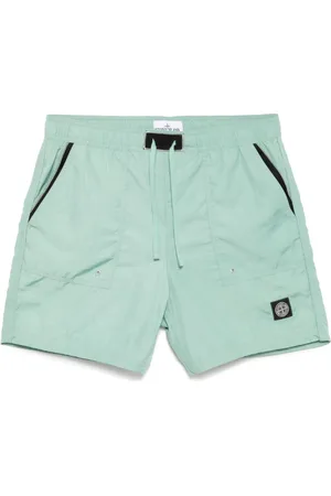 Stone Island Compass-appliqué short