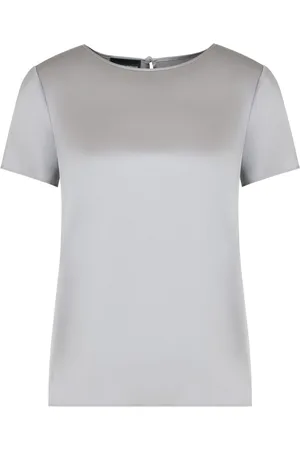 Emporio Armani Satin short-sleeve blouse