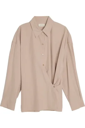 LEMAIRE Straight-collar twisted shirt