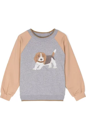 PATACHOU Dog-embroidered sweatshirt