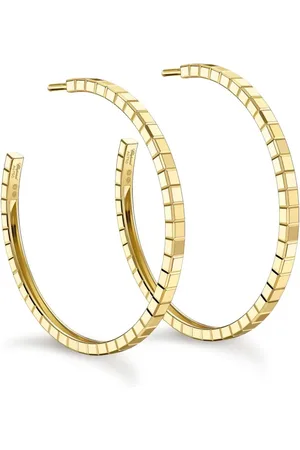 Chopard 18kt yellow Ice Cube earrings