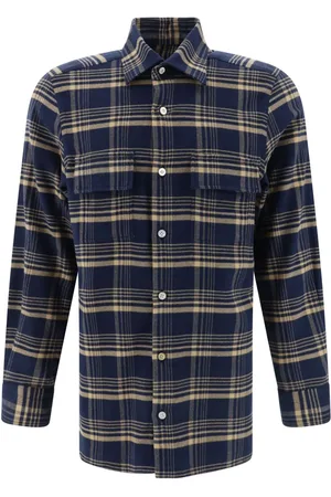 Kiton Check pattern shirt