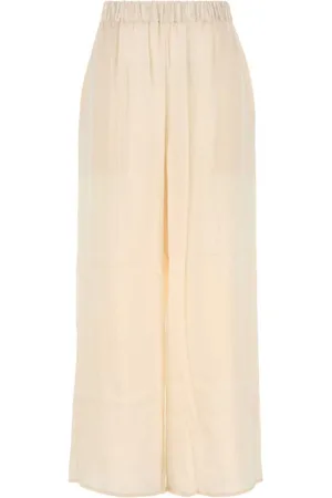 LE KASHA Wide-leg silk trousers