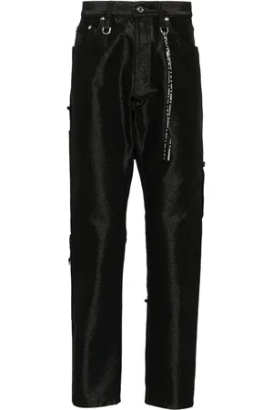 MASTERMIND JAPAN Puzzle straight-leg jeans
