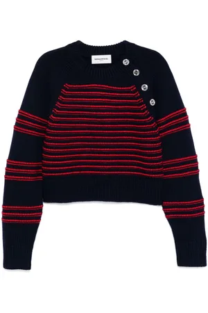 Sonia by Sonia Rykiel Raised knit striped jumper