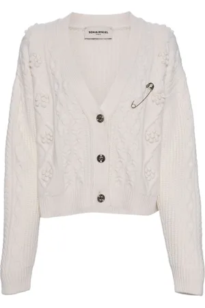 Sonia by Sonia Rykiel Cable knit wool cardigan