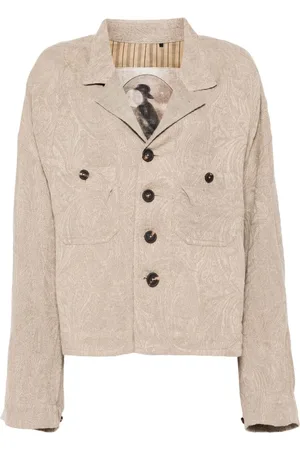 ZIGGY CHEN Cropped shirt jacket