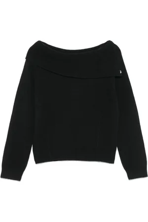 Liu Jo Folded-collar sweater