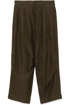 ZIGGY CHEN Pleated tapered trousers